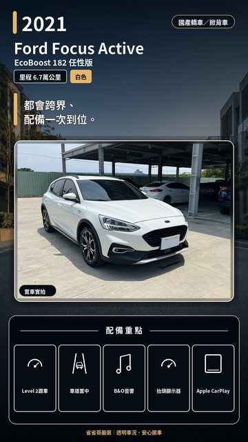 2021 Ford Focus Active 實車封面