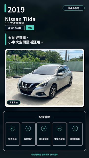 2019 Nissan Tiida 實車封面