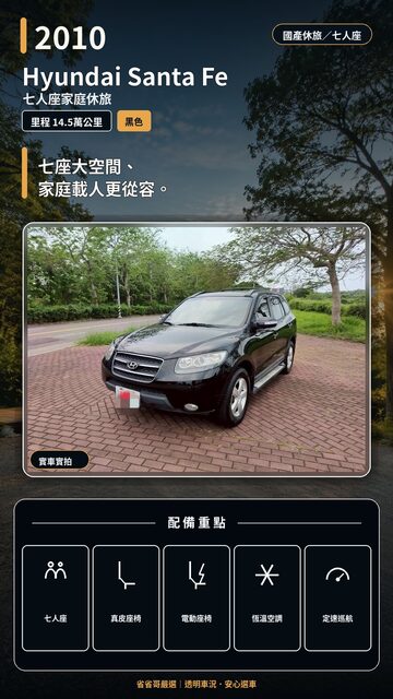 2010 Hyundai Santa Fe 實車封面